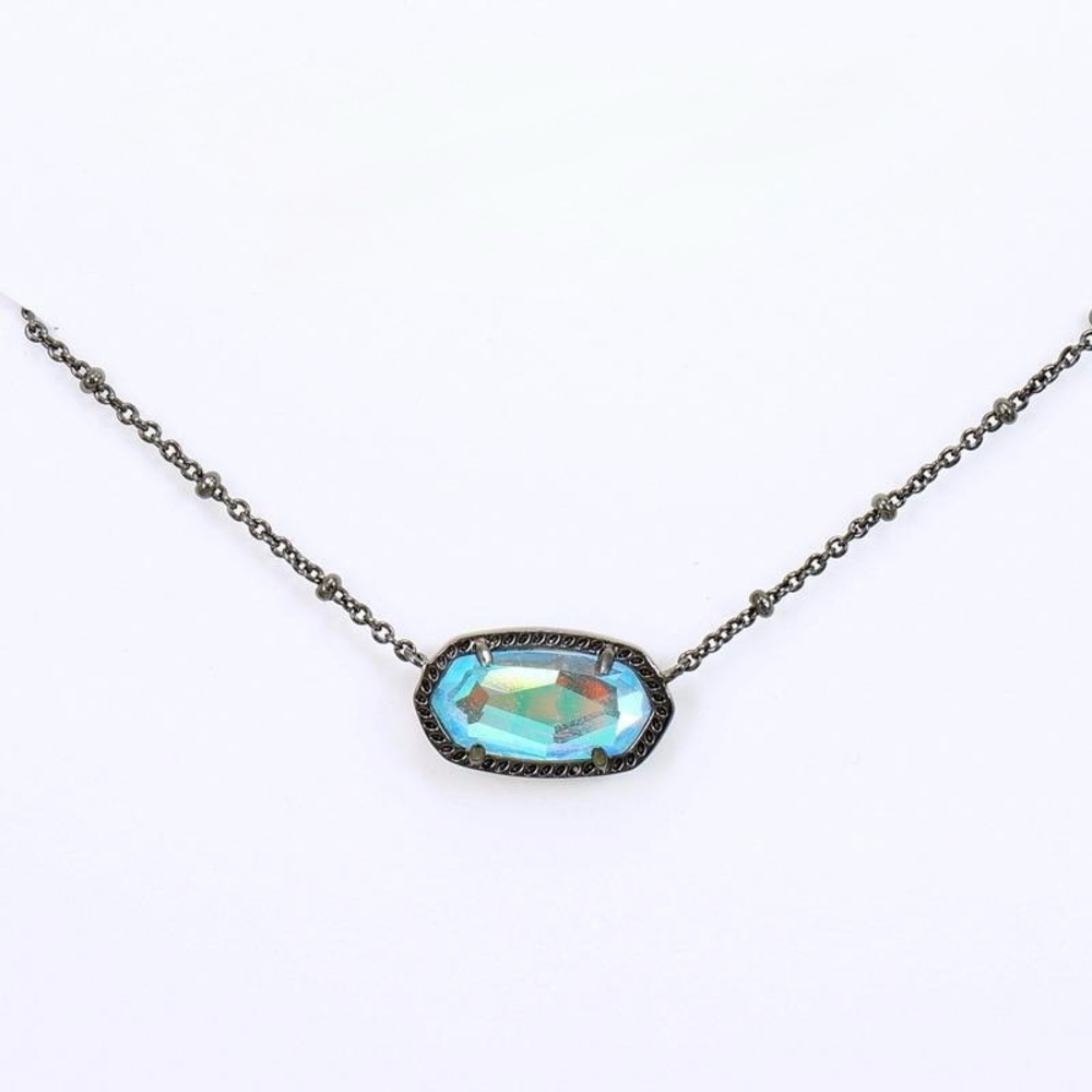 Kendra Scott Iridescent Blue Necklace
